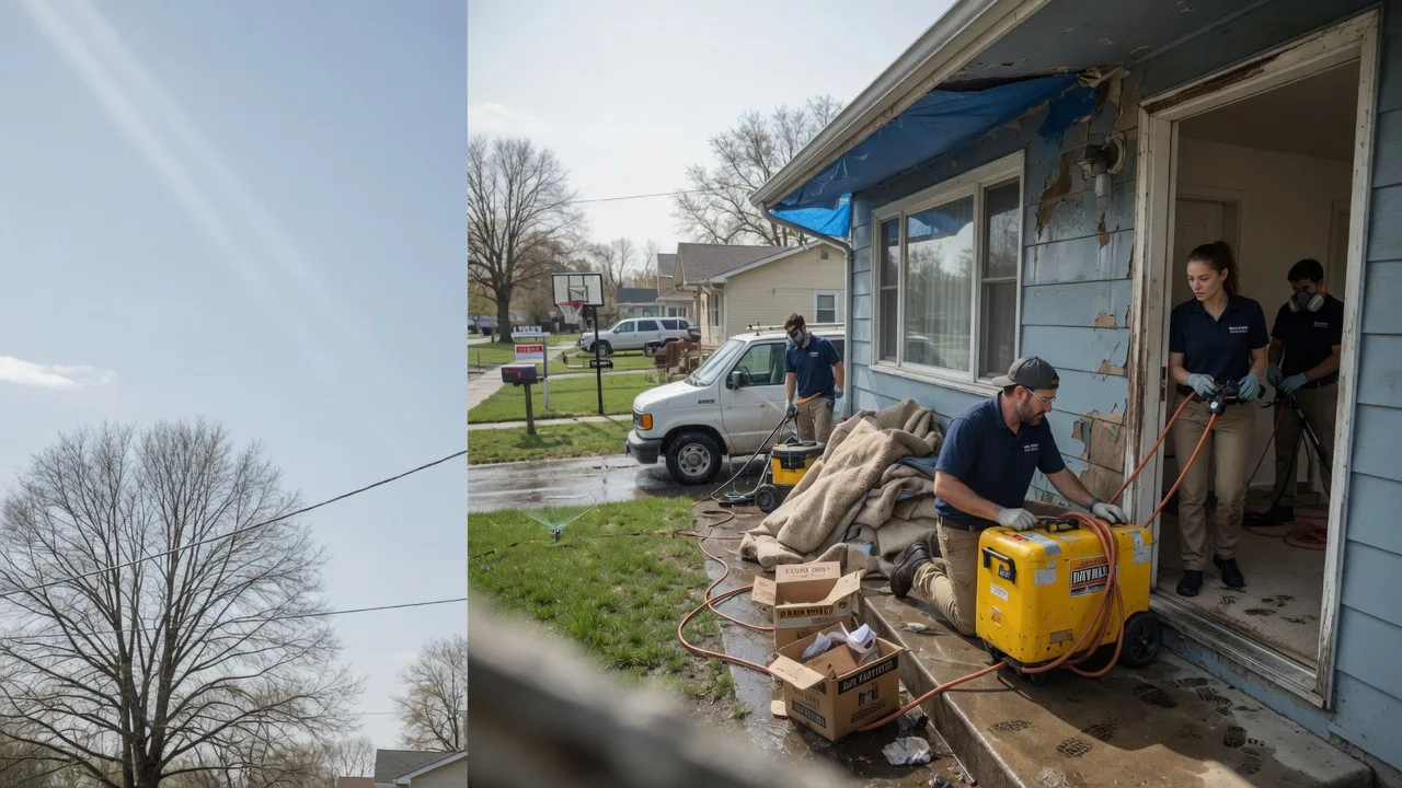 Basement Flood Cleanup in Konawa, OK near me
